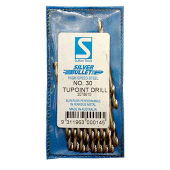 GPI NO.30 TWIN POINT DRILL ( 10) - HSD30T 